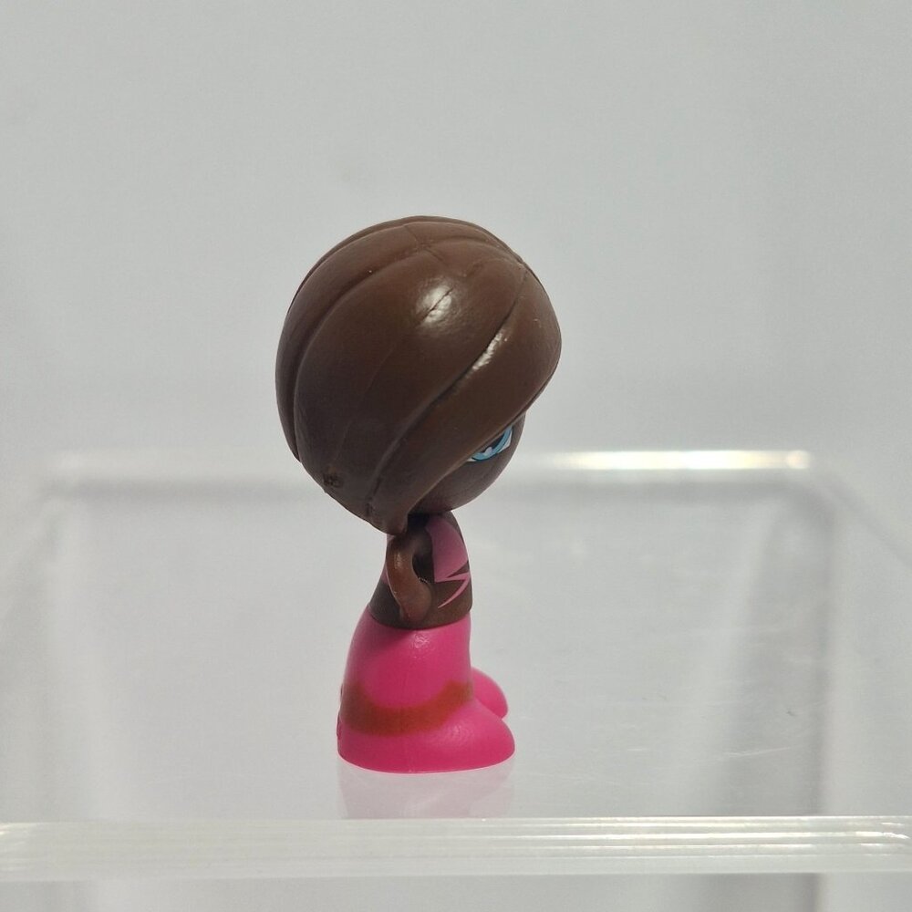 Gift Ems Mini Doll 1.5" African American Girl Pink Dress With a Peach - Picture 6 of 11